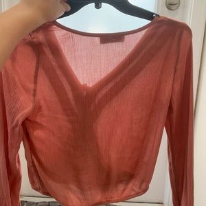 hollister long sleeve blouse